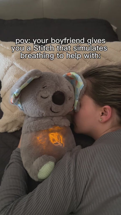 Soothing Breathing Teddy Bear | Relaxation & Sleep Comfort Plush